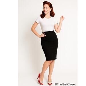 Charlotte Russe Red Patent Colorblock Heels Retro Penny Loafer‎ Pumps Sz 6 VTG